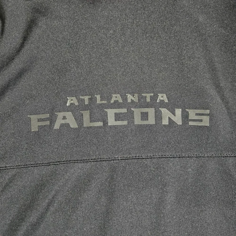 Mens Nike Dri-FIT Atlanta Falcons NFL On Field Apparel XL Polo Black